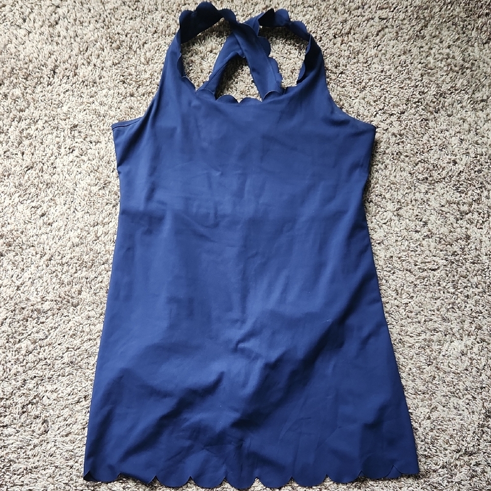 Elegant Blue Sleeveless Top